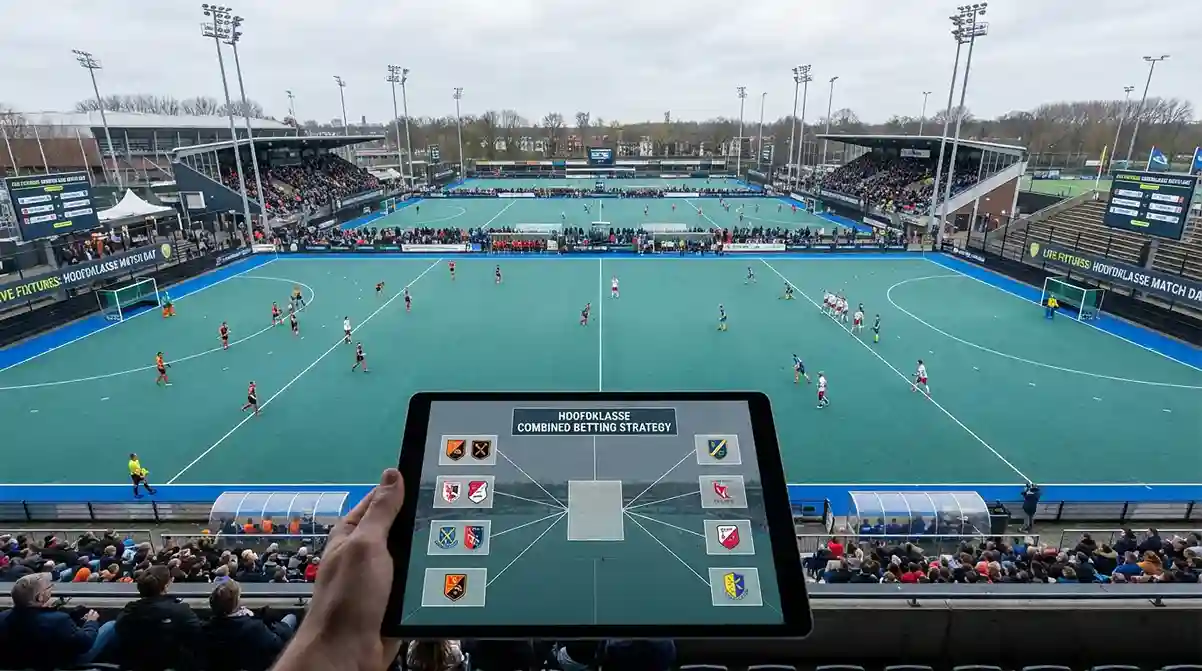 Meerdere hockeywedstrijden tegelijk op een speeldag