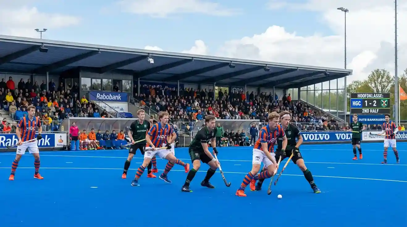 Nederlandse veldhockey Hoofdklasse wedstrijd
